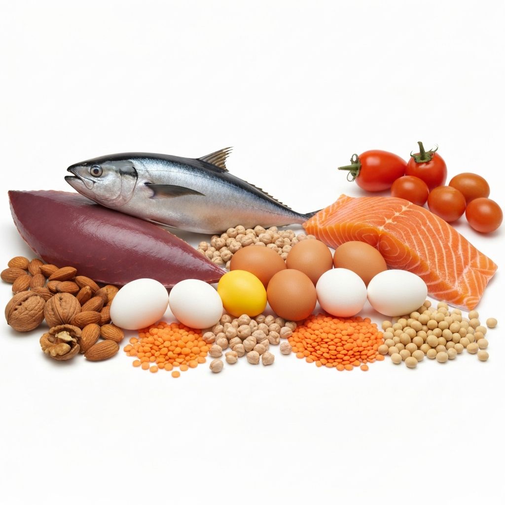 Verschiedene hochwertige Proteinquellen
